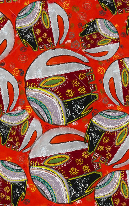 民族风印花华亿平台图片