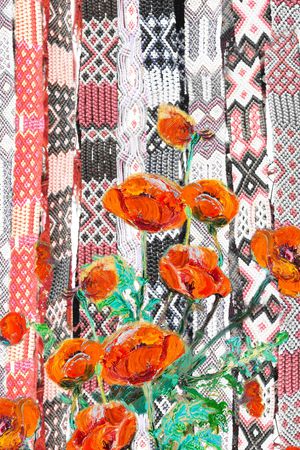 民族风印花华亿平台图片