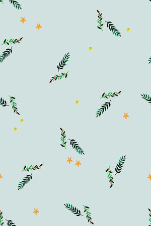 绿植树叶印花华亿平台图片