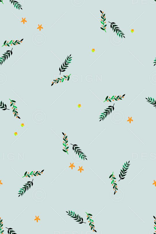 绿植树叶印花华亿平台图片