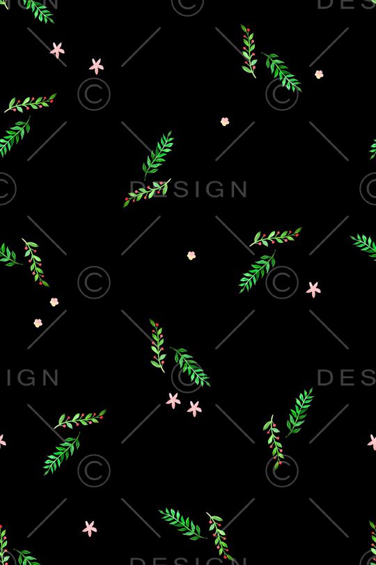 绿植树叶印花华亿平台图片