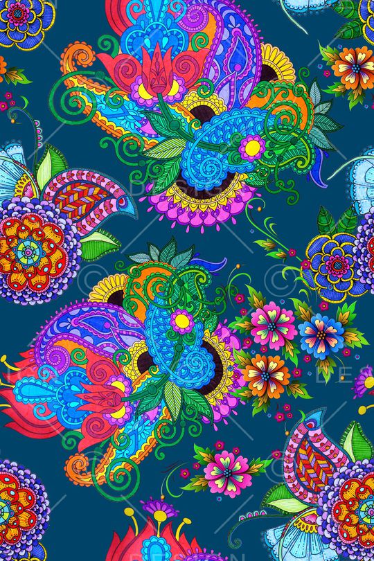 民族风印花华亿平台图片