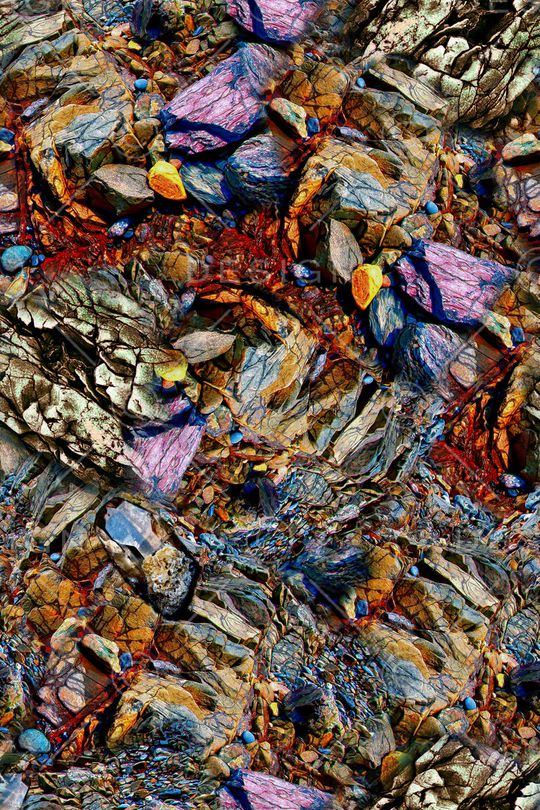 抽象印花华亿平台图片