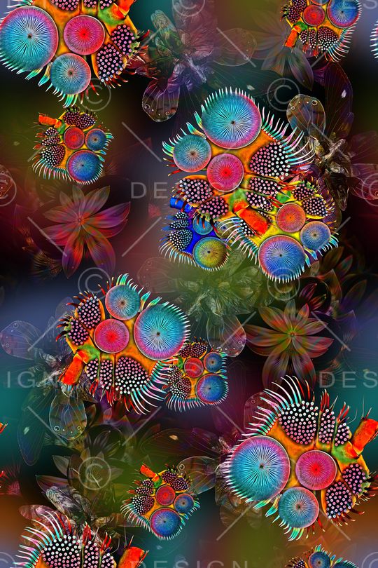 分形印花华亿平台图片