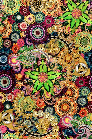 抽象印花华亿平台图片