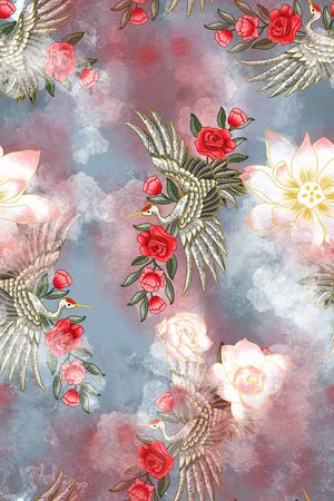 民族风印花华亿平台图片