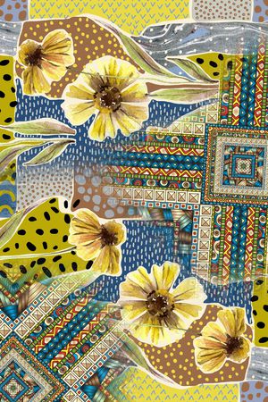 民族风印花华亿平台图片