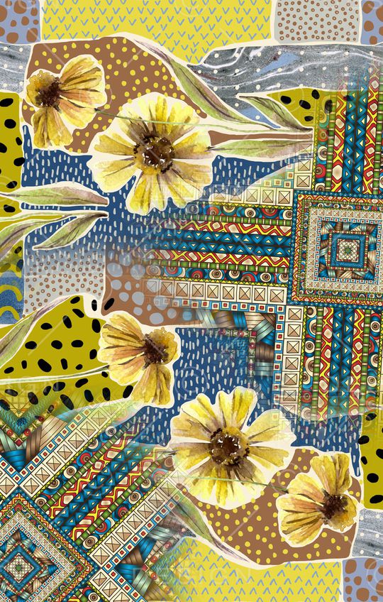 民族风印花华亿平台图片