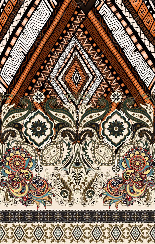 民族风印花华亿平台图片