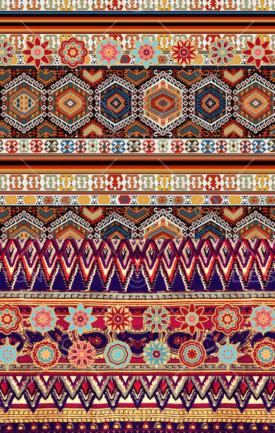 民族风印花华亿平台图片