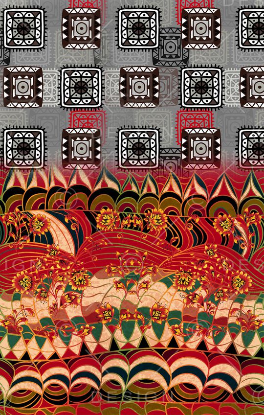 民族风印花华亿平台图片