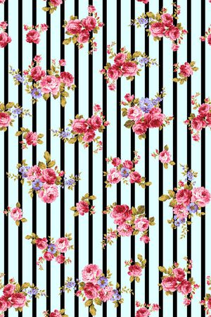 条纹印花华亿平台图片