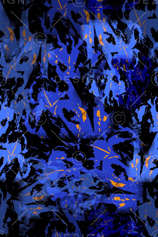 抽象花卉印花华亿平台图片