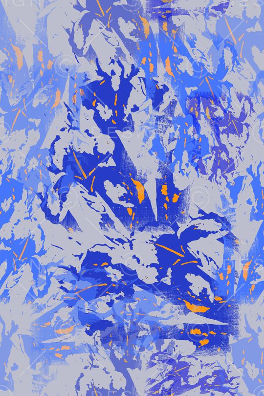 抽象花卉印花华亿平台图片