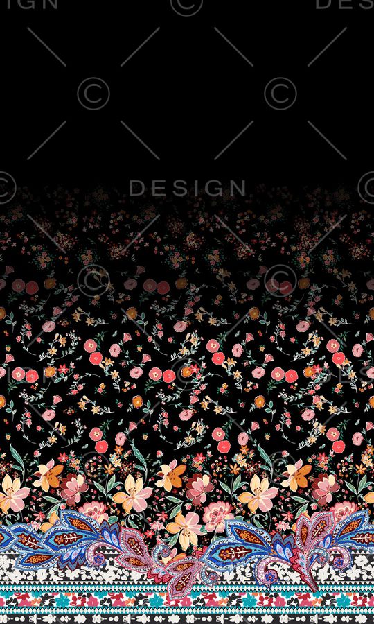 小碎花印花华亿平台图片