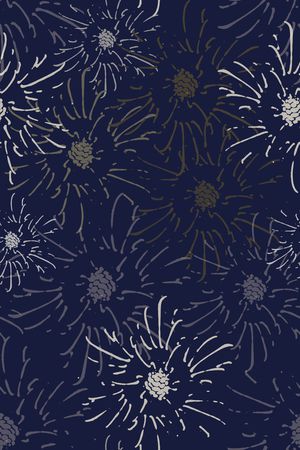 抽象花卉印花华亿平台图片