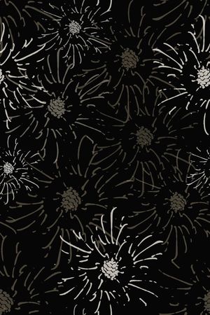 抽象花卉印花华亿平台图片