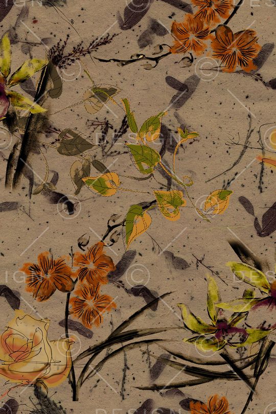 中国风印花华亿平台图片