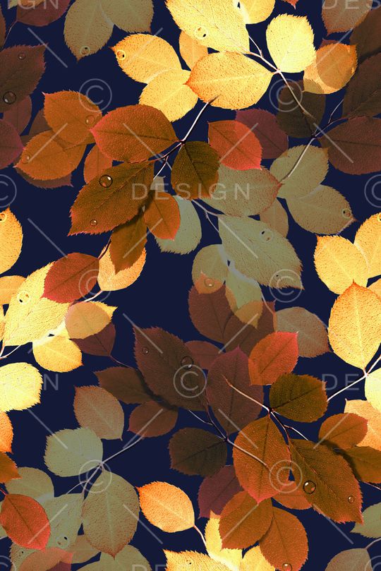 绿植树叶印花华亿平台图片