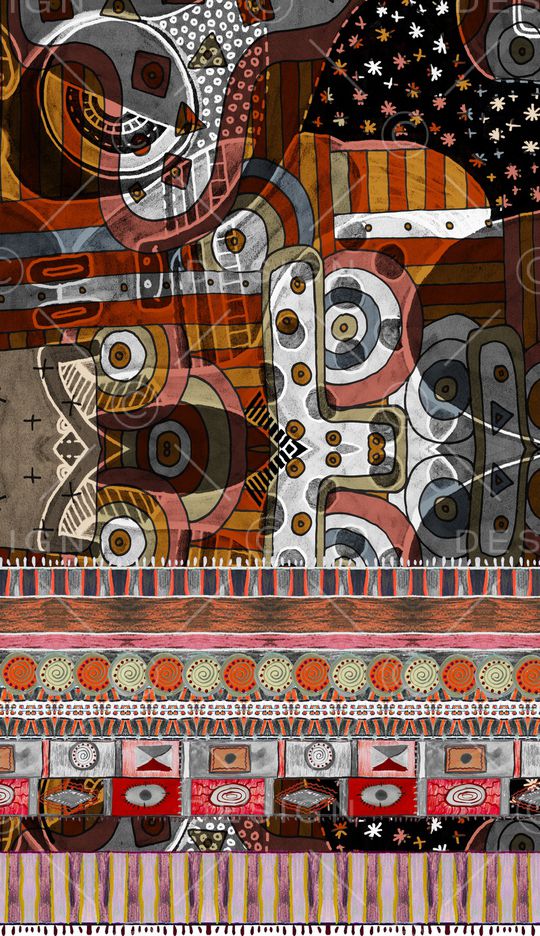 民族风印花华亿平台图片