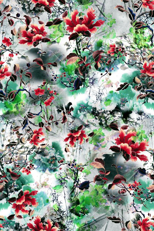 中国风印花华亿平台图片