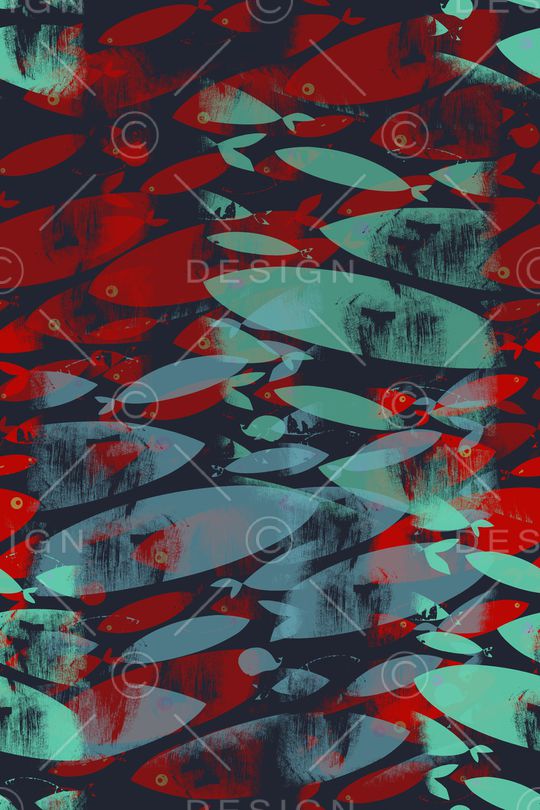 抽象花卉印花华亿平台图片