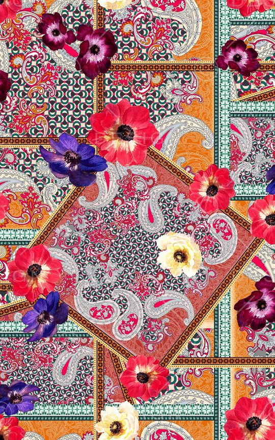 民族风印花华亿平台图片