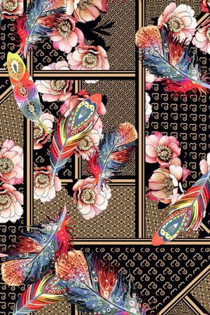 民族风印花华亿平台图片