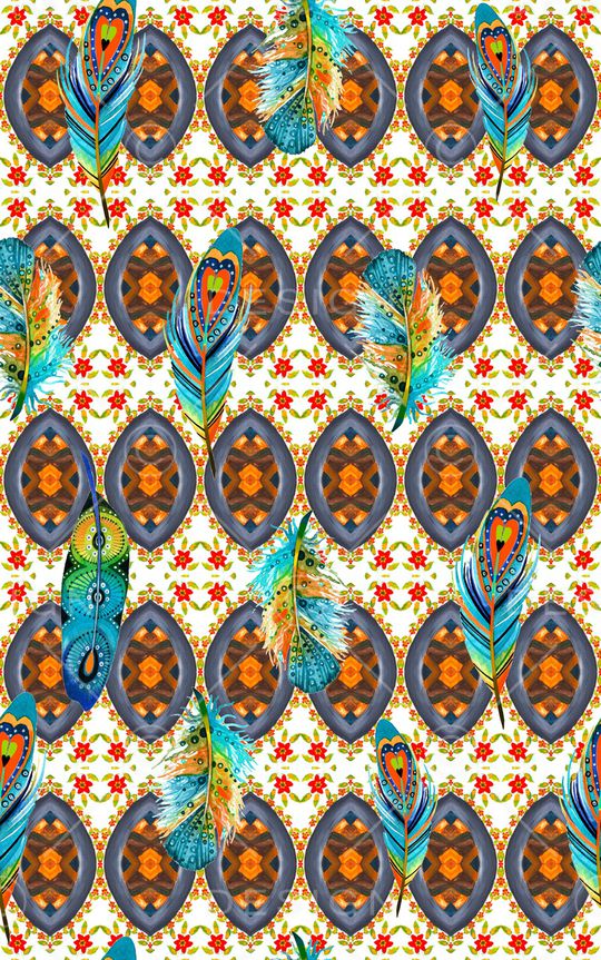 民族风印花华亿平台图片