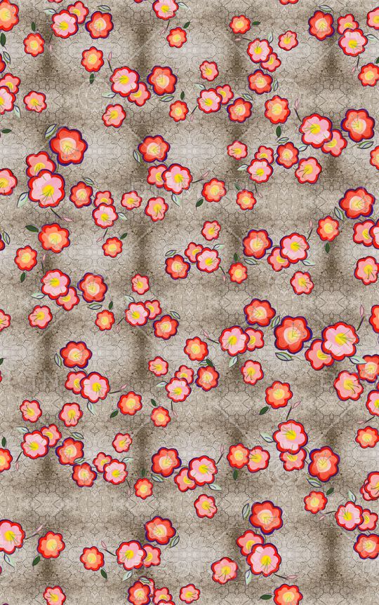 小碎花印花华亿平台图片