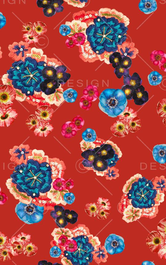 小碎花印花华亿平台图片