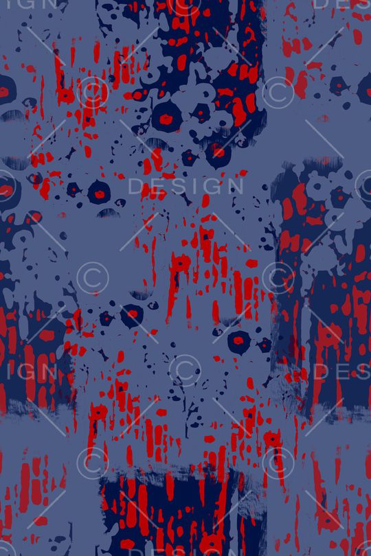 抽象花卉印花华亿平台图片