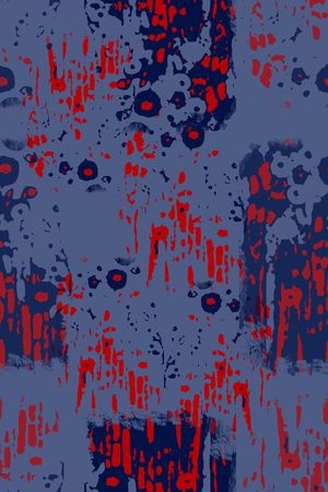 抽象花卉印花华亿平台图片