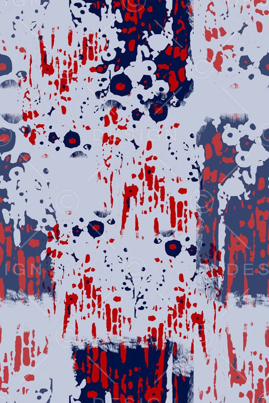 抽象花卉印花华亿平台图片