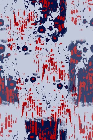 抽象花卉印花华亿平台图片