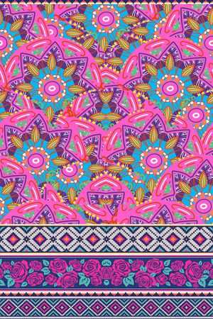 民族风印花华亿平台图片