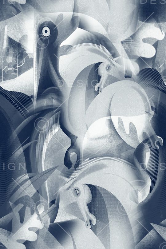 抽象男装印花华亿平台图片