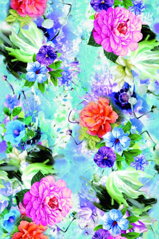 抽象印花华亿平台图片