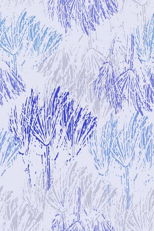 抽象花卉印花华亿平台图片