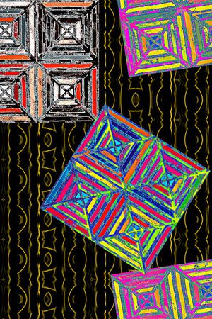 条纹印花华亿平台图片