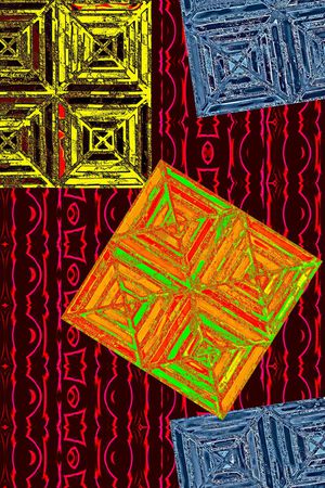 条纹印花华亿平台图片