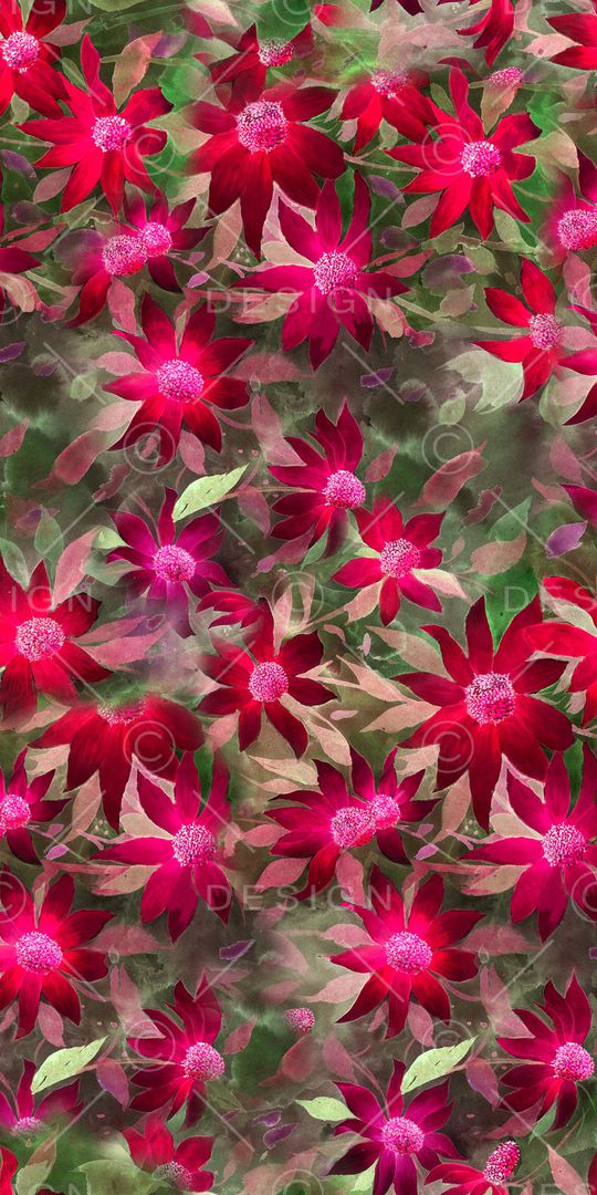 抽象花卉印花华亿平台图片