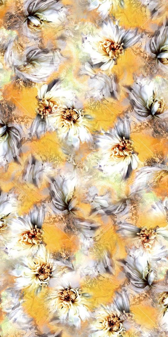 抽象花卉印花华亿平台图片