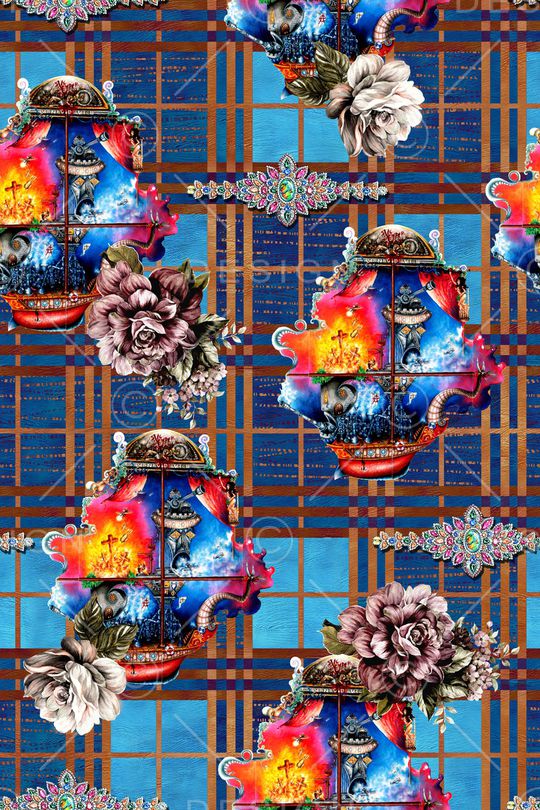 休闲印花华亿平台图片