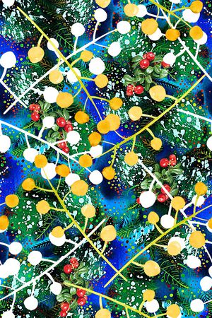 抽象花卉印花华亿平台图片