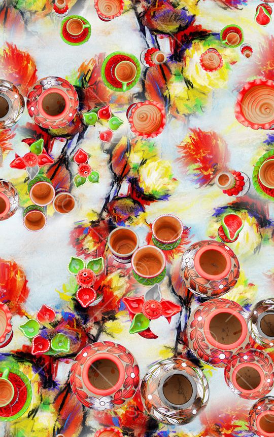 民族风印花华亿平台图片