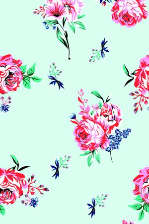 牡丹印花华亿平台图片