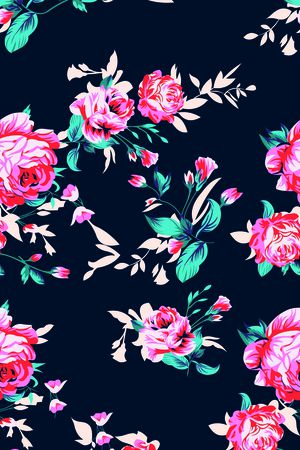 牡丹印花华亿平台图片