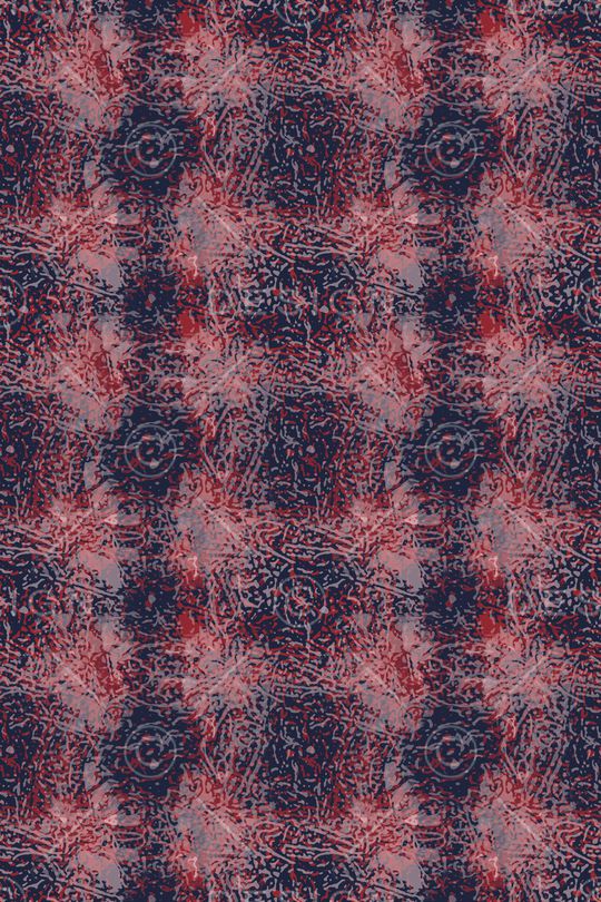 抽象花卉印花华亿平台图片