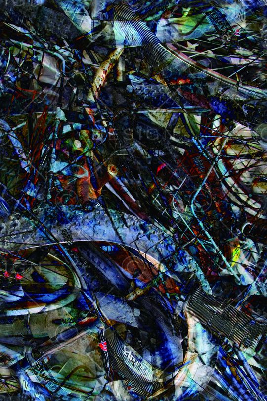 抽象男装印花华亿平台图片